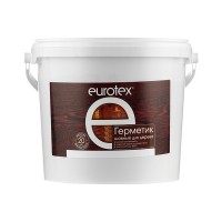 Герметик шовный для дерева и паркета Eurotex орех 6 кг