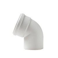 Отвод Pro Aqua Stilte Plus d110 мм 45° пластиковый шумопоглощающий для внутренней канализации