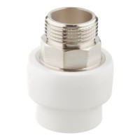 Муфта полипропиленовая VALTEC (VTp.707.0.03206) под ключ 32 мм х 1 НР(ш)