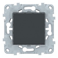 Выключатель Schneider Electric Unica NEW NU520154 одноклавишный скрытая установка антрацит