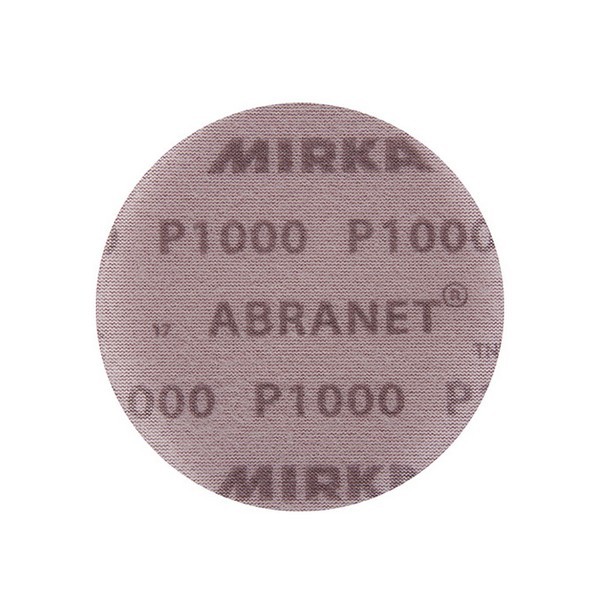 Диск шлифовальный Mirka Abranet d125 мм P1000 на липучку сетчатая основа (5 шт.)