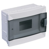 Щит распределительный встраиваемый Makel ЩРВ-П-8 пластиковый IP40 210х175х95 мм 8 модулей с DIN-рейкой и нулевой шиной