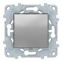 Переключатель Schneider Electric Unica NEW NU520330 одноклавишный на 2 направления скрытая установка алюминий
