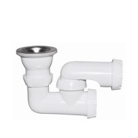 Сифон для душевого поддона WIRQUIN 30975011 1/2"х40 с выпуском регулируемый