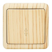 Переключатель Lezard VIOLA 751-5200-105 одноклавишный на 2 направления открытая установка беленый дуб