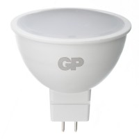 Лампа светодиодная GP 5,5 Вт GU5.3 рефлектор MR16 2700К теплый белый свет 220 В