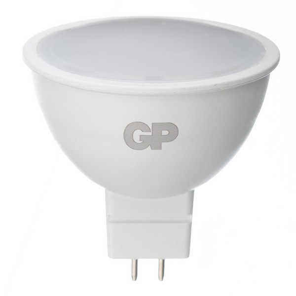 Лампа светодиодная GP 5,5 Вт GU5.3 рефлектор MR16 2700К теплый белый свет 220 В