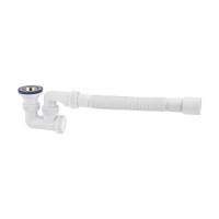 Сифон для душевого поддона VIRPLAST by WIRQUIN 30982460 1 1/2"х40 c выпуском D 70 мм гибким соединением 40/50
