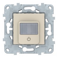 Датчик движения Schneider Electric Unica NEW NU552544 скрытая установка бежевый с выключателем