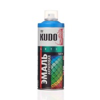 Эмаль аэрозольная Kudo Satin голубая полуматовая RAL 5015 520 мл