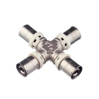 Крестовина VALTEC (VTm.241.N.161616) 16(пресс) х 16(пресс) х 16(пресс) х 16(пресс)