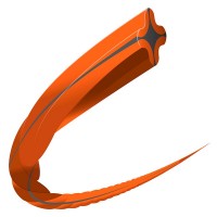 Леска для триммера Husqvarna Whisper Twist (5976691-31) витой крест 2,7 мм х 60 м оранжевая