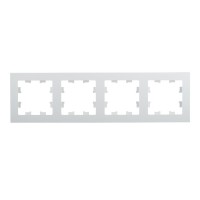 Рамка Schneider Electric Atlas Design ATN000104 четырехместная универсальная белая