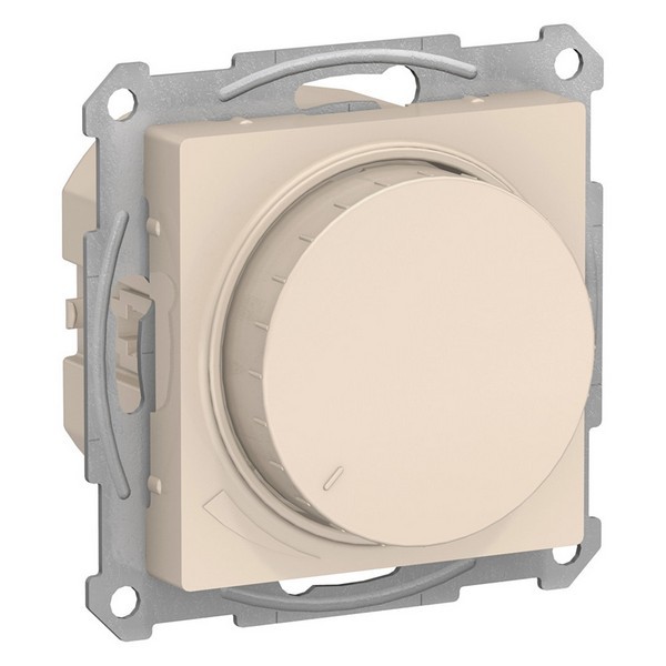 Диммер Schneider Electric Atlas Design ATN000236 скрытая установка бежевый 20-630 Вт поворотно-нажимной