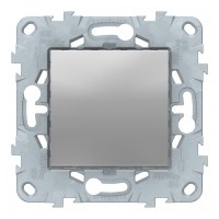 Выключатель Schneider Electric Unica NEW NU520130 одноклавишный скрытая установка алюминий