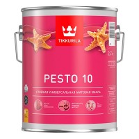 Эмаль алкидная Tikkurila Pesto 10 основа A матовая 2,7 л