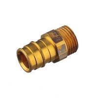 Соединитель прямой Uponor (1033437) 20 мм х 1/2 НР(ш) латунный