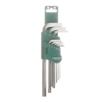 Набор шестигранных ключей Jonnesway 1,5-10 мм (H02SM109S) (9 шт.)