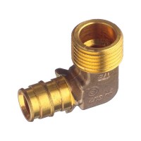 Угол Uponor (1023019) 16 мм х 1/2 НР(ш) латунный