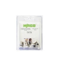 Клемма на 2 провода Wago 2273-242 0,5-2,5 кв. мм с пастой (6 шт.)