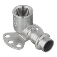 Водорозетка VALTEC (VTi.954.I.001504) 15 мм х 1/2 ВР(г) нержавеющая сталь