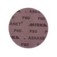 Диск шлифовальный Mirka Abranet d125 мм P80 на липучку сетчатая основа (5 шт.)
