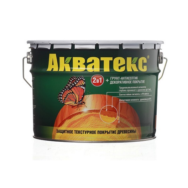 Антисептик Акватекс декоративный для дерева орегон 10 л