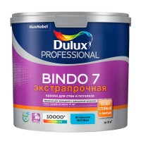 Краска водно-дисперсионная Dulux Bindo 7 экстрапрочная моющаяся основа ВС 2,25 л