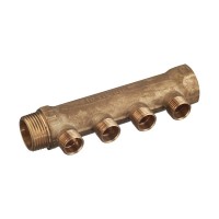Коллектор Tiemme 1 ВР(г) х 4 выхода 1/2 НР(ш) х 1 НР(ш)