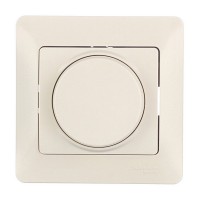 Диммер с рамкой Schneider Electric Glossa GSL000234 скрытая установка бежевый 60-300 Вт поворотный
