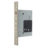 Замок врезной Palladium 0257L SN для входной двери (никель) 5 ключей