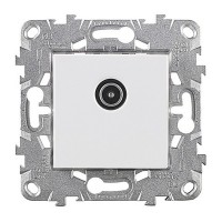 Розетка телевизионная Schneider Electric Unica NEW NU546218 скрытая установка белая