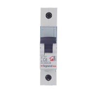 Автоматический выключатель Legrand TX3 (404025) 1P 6А тип C 6 кА 230-400 В на DIN-рейку