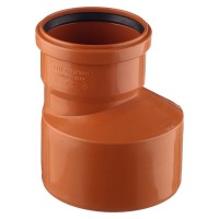 Муфта Pro Aqua Terra d160х110 мм пластиковая переходная для наружной канализации