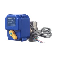 Кран шаровой с электроприводом латунный Neptun Bugatti Pro (NEPBugPro220-34) 3/4 ВР(г) х 3/4 ВР(г) мини прямой 220 В