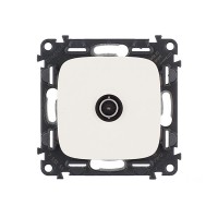 Розетка телевизионная Legrand Valena Allure 753751 одиночная скрытая установка белая