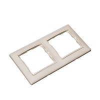 Рамка Legrand Valena 695632 двухместная универсальная слоновая кость