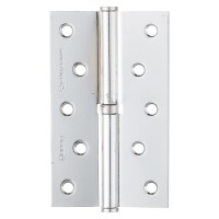 Петля Palladium N 613-S-5 CP левая разъемная 125х75 мм серебро