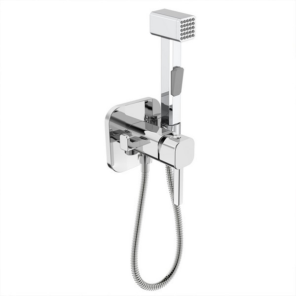 Смеситель с гигиеническим душем IDDIS Spring 004SBS0i08 встраиваемый