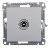 Розетка телевизионная Schneider Electric Atlas Design ATN000391 оконечная TV скрытая установка алюминий