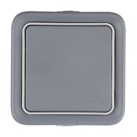Переключатель Legrand Plexo 69711 одноклавишный на 2 направления открытая установка серый IP55 влагозащищенный