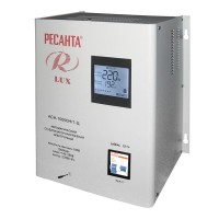 Стабилизатор напряжения Ресанта АСН-10000 Н/1-Ц Lux однофазный 220 В 8,33 кВА релейный навесной