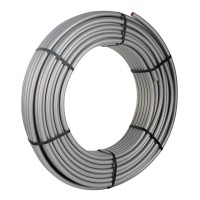 Труба из сшитого полиэтилена PE-Xc/Al/PE-Xc Stout (SPS-0001-002029) 20 х 2,9 мм стабильная PN10 серая (100 м)