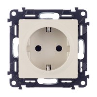 Розетка Legrand Valena LIFE 753520 скрытая установка слоновая кость с заземлением со шторками