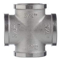Крестовина VALTEC (VTr.760.N.0005) 3/4 ВР(г) х 3/4 ВР(г) х 3/4 ВР(г) х 3/4 ВР(г) латунная
