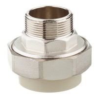 Муфта полипропиленовая FV-PLAST (237050) разъемная (американка) 50 мм х 1 1/2 НР(ш)