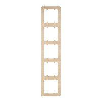 Рамка HEGEL Master Р405-02 пятиместная горизонтальная сосна