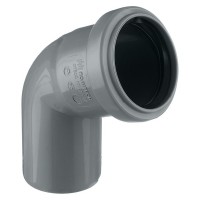 Отвод Pro Aqua Comfort d50 мм 67° пластиковый для внутренней канализации