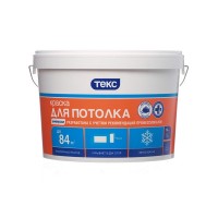 Краска водно-дисперсионная для потолка Текс Универсал белая 14 кг