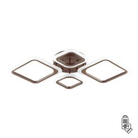 Светильник светодиодный потолочный LUMION KAMI (4521/72CL) с пультом 72 Вт 220 В коричневый 3000-6000К теплый/холодный белый свет IP20